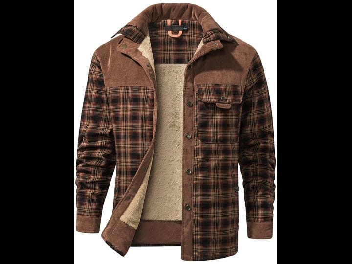 flygo-mens-outdoor-casual-fleece-sherpa-lined-flannel-plaid-button-down-shirt-jacket-1