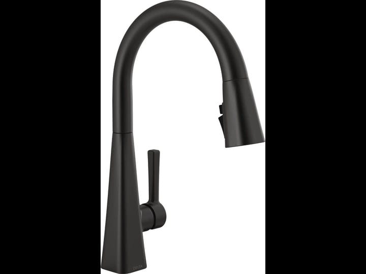 delta-lenta-single-handle-pull-down-kitchen-faucet-19802z-matte-black-1