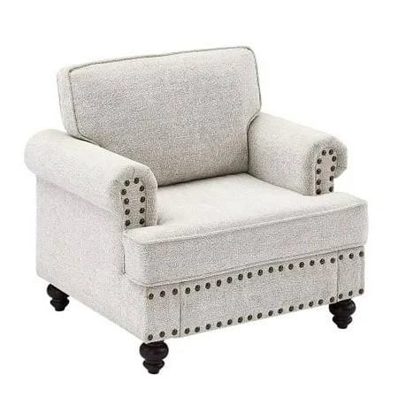 Modern Upholstered White Sofa for Adults | Image