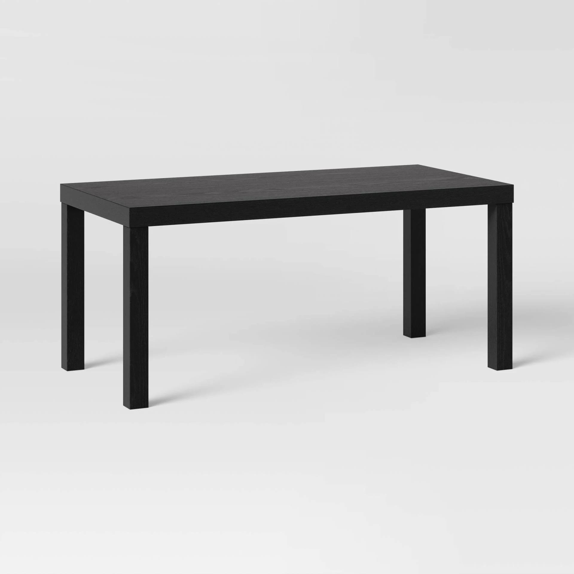Black Parsons Coffee Table for a Practical and Stylish Living Space | Image
