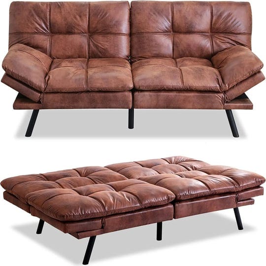 opoiar-memory-foam-futon-faux-leather-bed-convertible-sleeper-sofa-couches-with-armrest-metal-legs-f-1