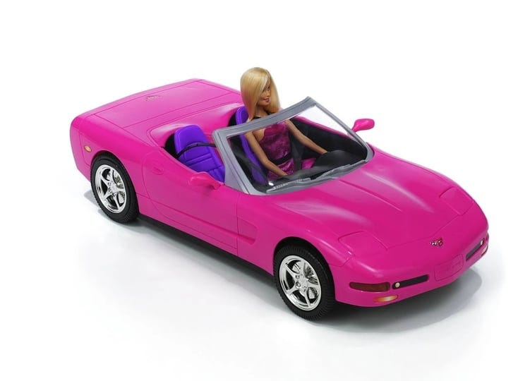 barbie-pink-corvette-convertible-car-doll-set-1