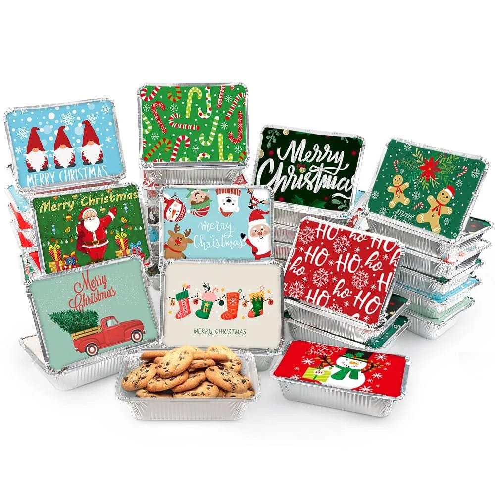 50 Christmas Cookie Tins with Lids by AKEROCK | Image