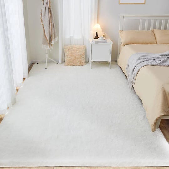 puremy-8x10-white-fluffy-plush-area-rug-ultra-soft-bedroom-rug-indoor-carpet-anti-skid-high-pile-lux-1