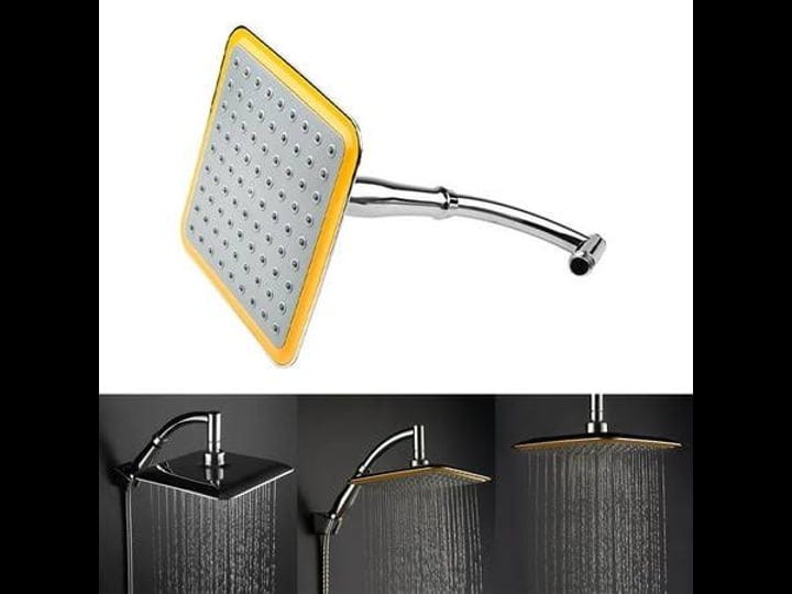 large-square-abs-rainfall-shower-head-extension-arm-set-waterfall-rain-chrome-1