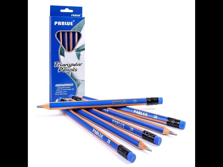 pablue-fat-thick-strong-triangular-presharpened-2b-pencils-jumbo-wood-pencils-with-eraser-for-beginn-1