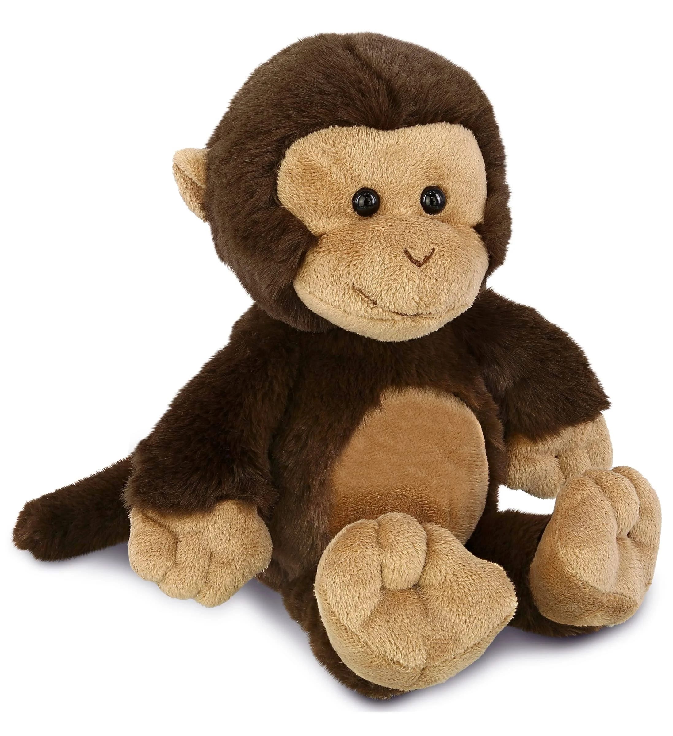 Soft, Huggable Brown Monkey Plush Toy for Kids | Image