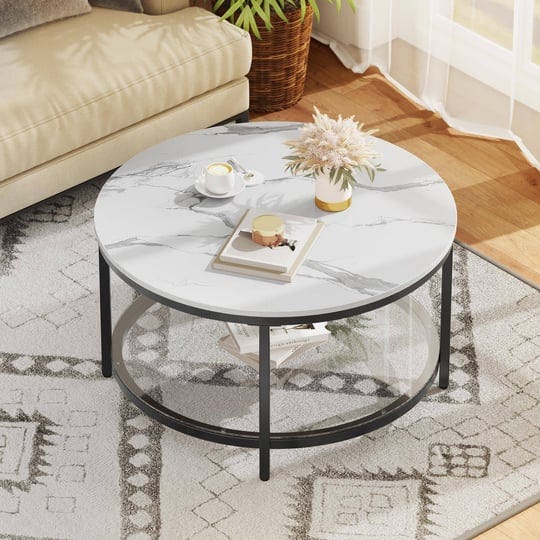 yitahome-white-marble-round-coffee-table-with-glass-black-coffee-tables-for-living-room-2-tier-circl-1