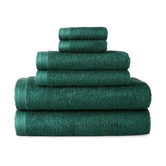 home-expressions-solid-and-stripe-bath-towel-green-one-size-bath-towels-bath-towels-back-to-college-1