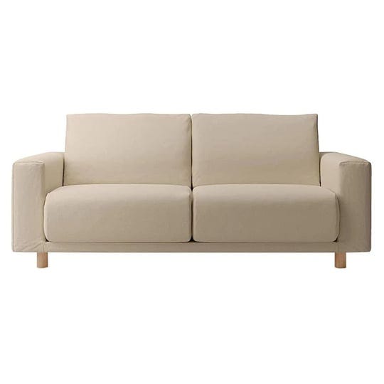 muji-82585292-cover-beige-cotton-linen-basketweave-sofa-body-2-5-seater-urethane-for-pocket-coils-1