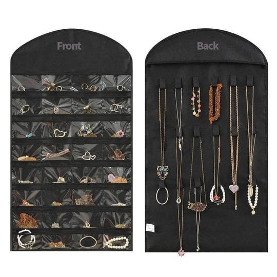 32-pocket-non-woven-jewelry-hanging-organizer-black-1