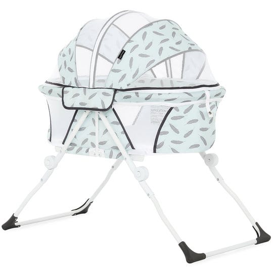 dream-on-me-karley-plus-portable-bassinet-ice-blue-1