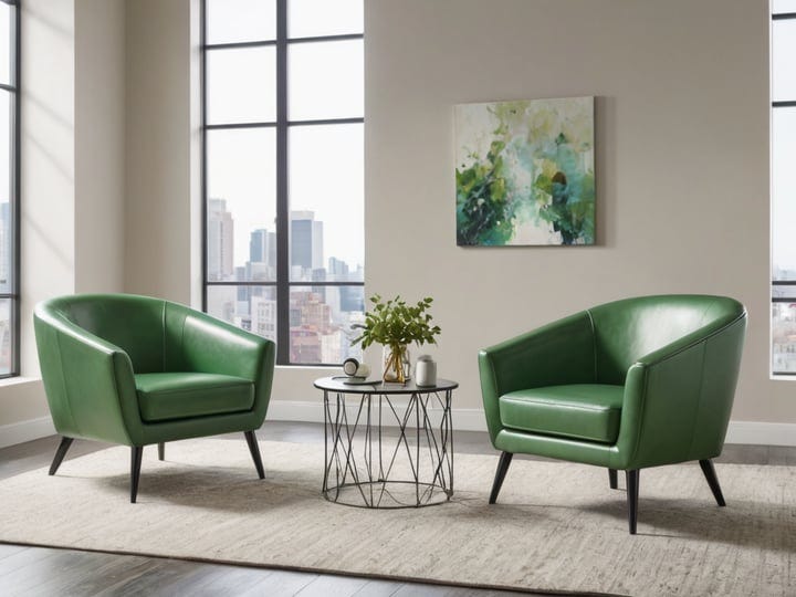 Faux-Leather-Green-Accent-Chairs-3