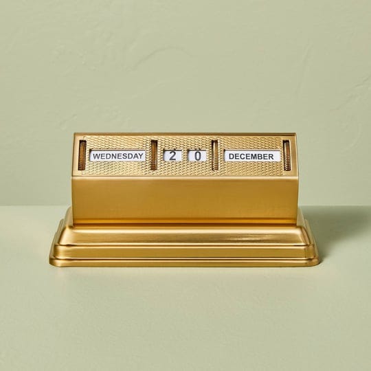 brass-perpetual-desktop-calendar-antique-finish-hearth-hand-with-magnolia-1