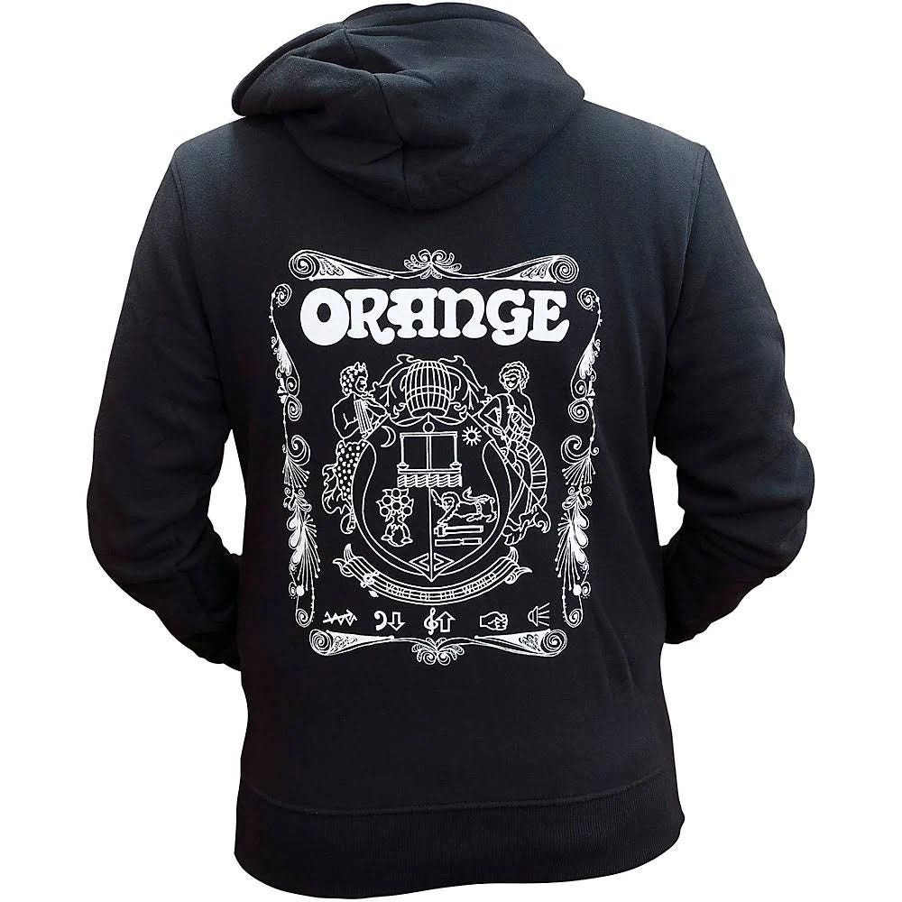 Black & Orange Amplifier Crest Hoodie | Image