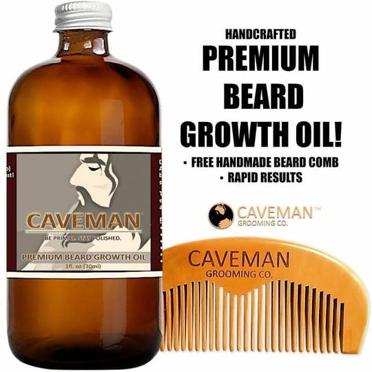 handcrafted-caveman-beard-growth-oil-serum-beard-comb-bay-rum-hair-regrowth-1