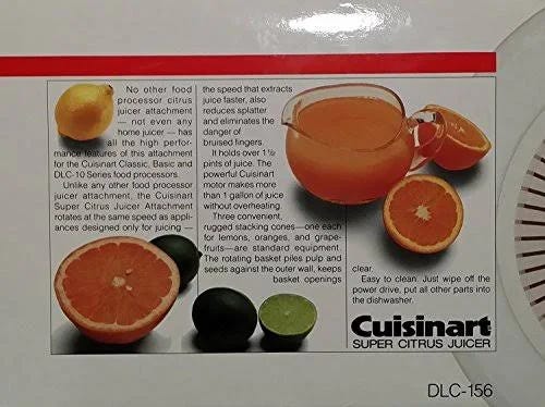 Efficient Citrus Juicer Attachment for Cuisinart Food Processor | Image