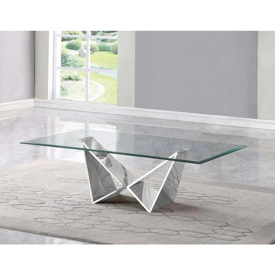 best-quality-ct400-coffee-table-clear-tempered-glass-polished-stainless-steel-1