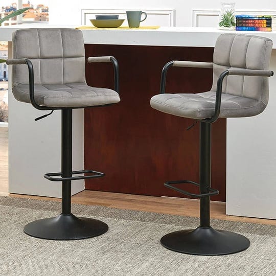 swivel-adjustable-height-with-armrest-bar-stools-velvet-grey-1