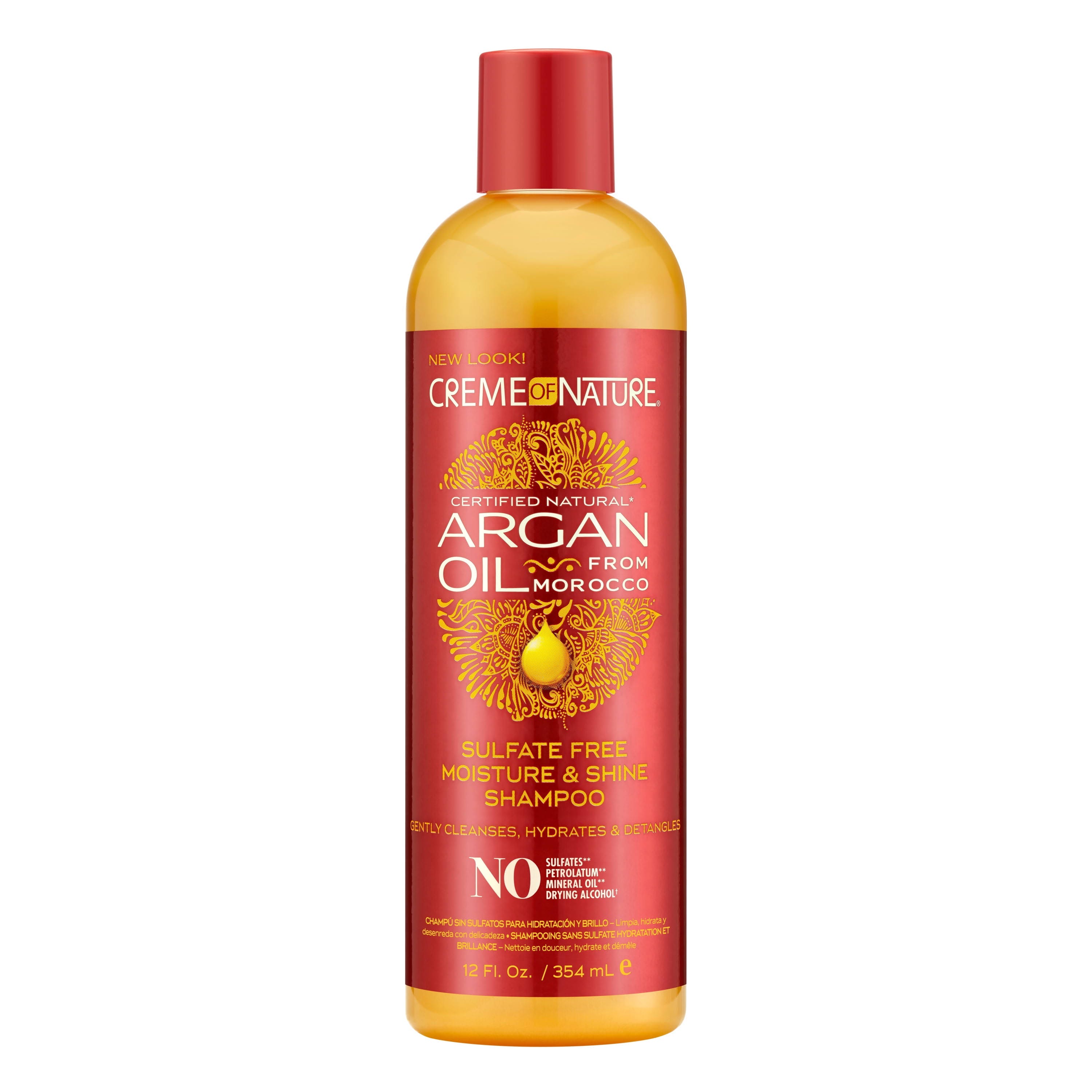 Creme Of Nature Argan Oil Moisture & Shine Sulfate-Free Shampoo | Image