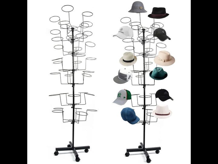 myoyay-7-tier-hats-display-rack-35-hat-holders-adjustable-hat-stand-cap-organizer-hat-display-with-w-1