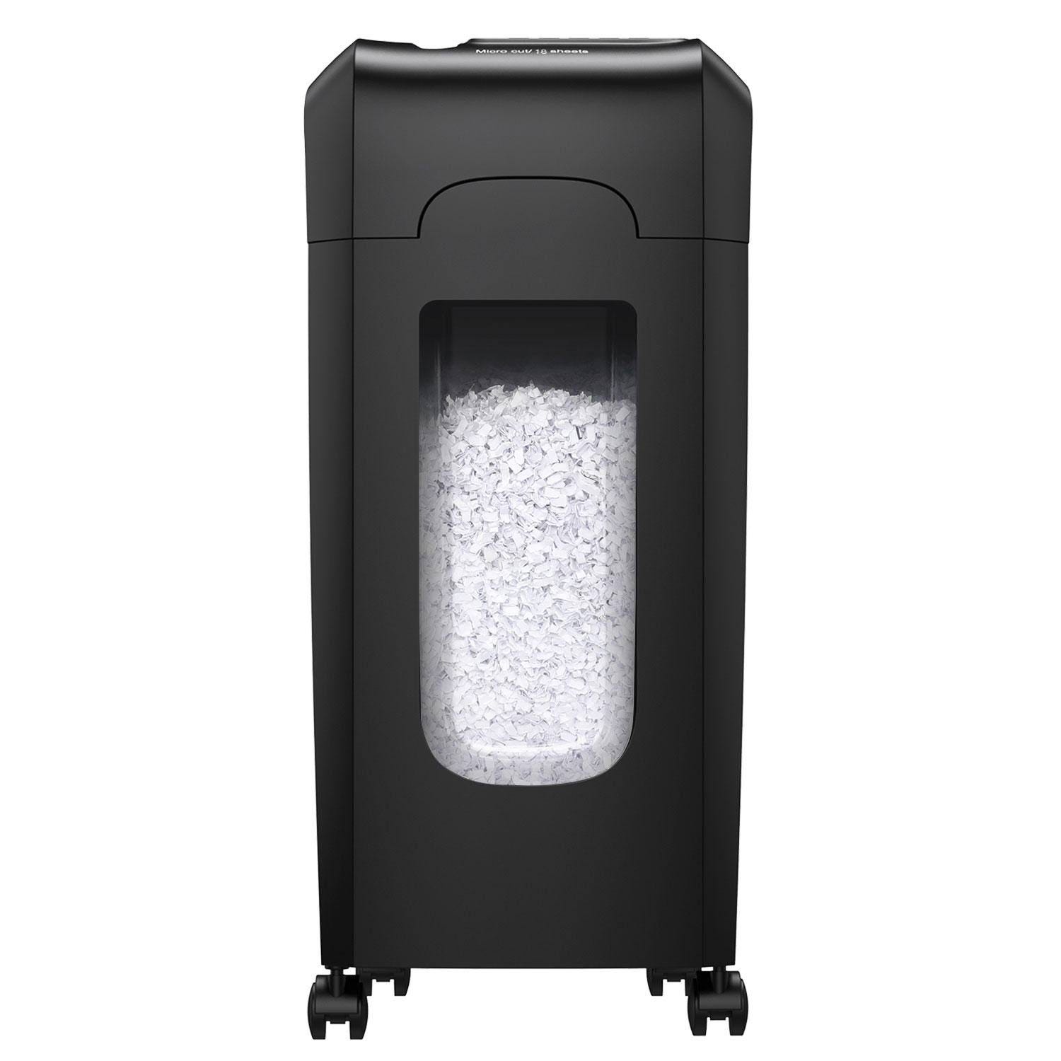 Effortless Shredding: Member's Mark 18-Sheet Micro-Cut Paper Shredder with Large Capacity Bin | Image