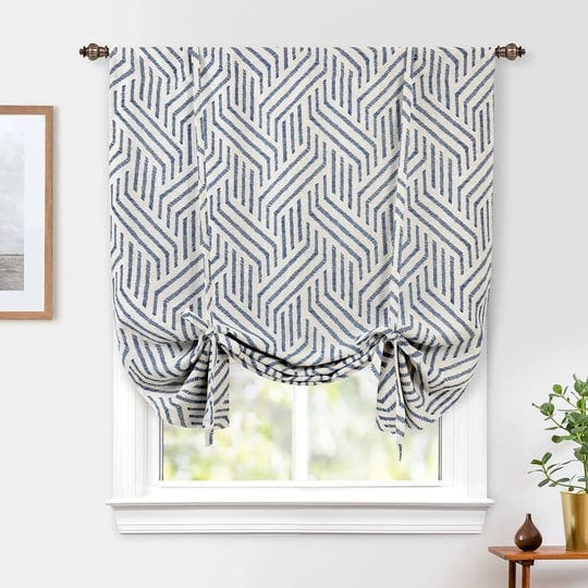 driftaway-briony-blackout-tie-up-curtain-for-kitchen-adjustable-balloon-sketch-textured-lines-printe-1