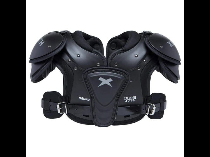 xenith-flyte-youth-football-shoulder-pads-black-large-1