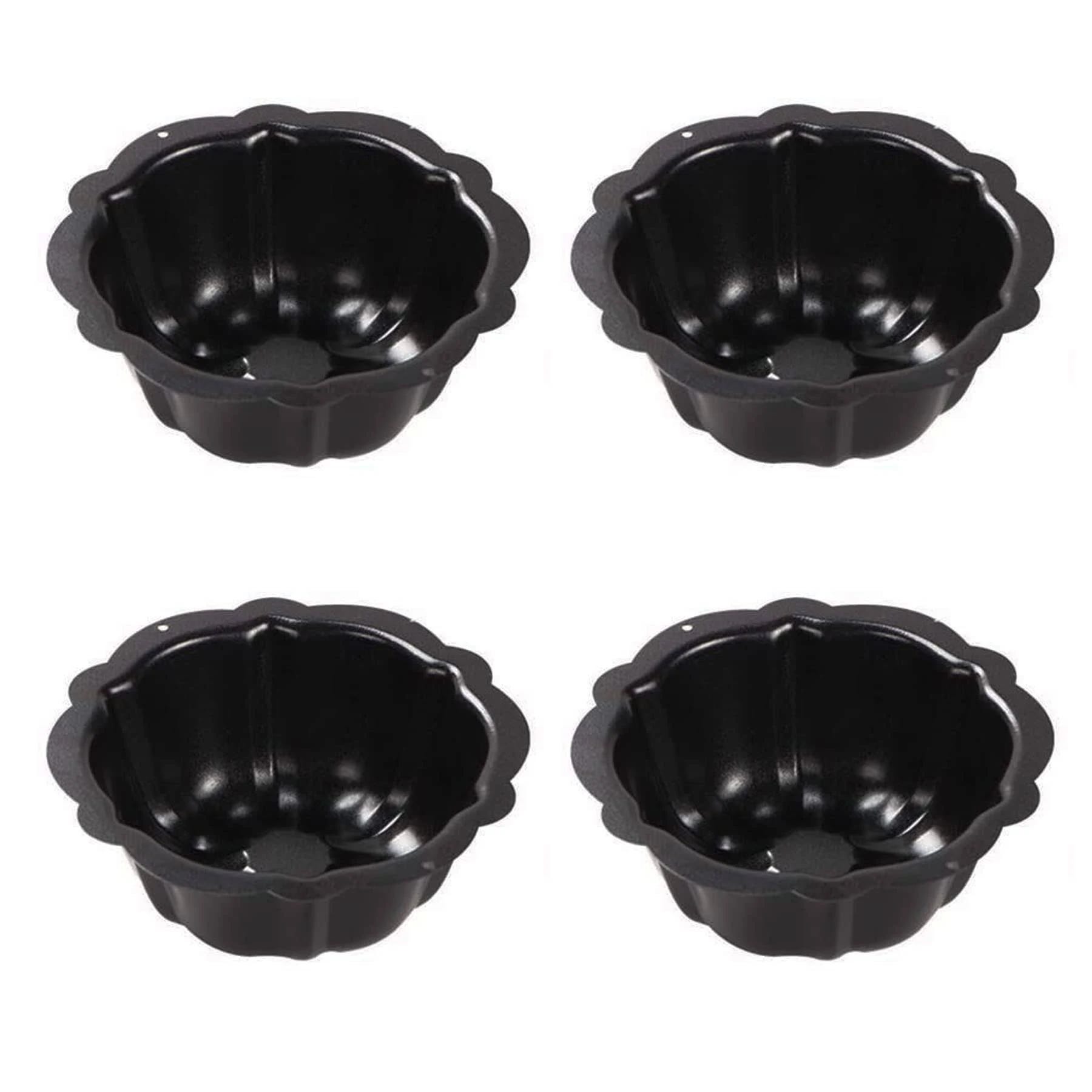 Mantouxixi 4 Mini Tube Pans for Delicious Baked Goods | Image