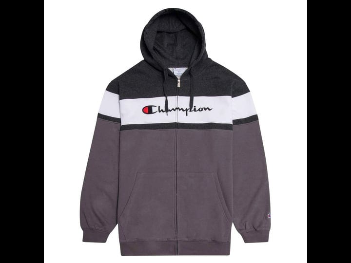 champion-big-and-tall-mens-color-block-full-zip-hoodie-with-embroidered-logo-char-hthr-wht-slate-blu-1