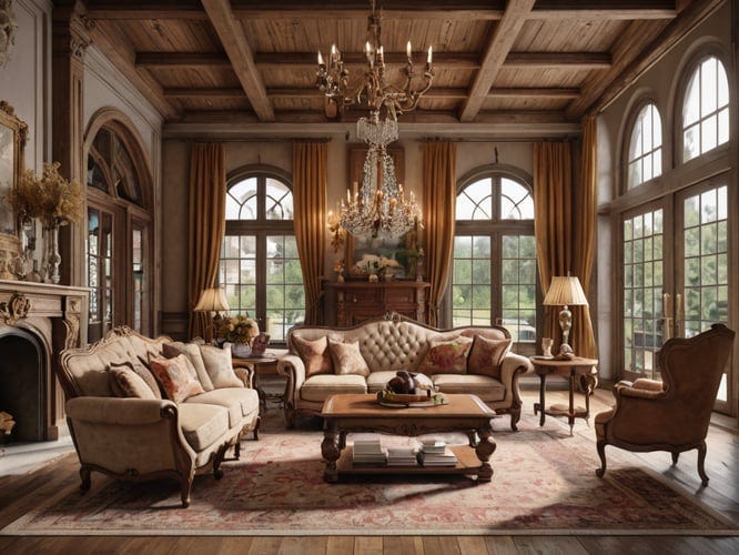 French-Country-Living-Room-Sets-1