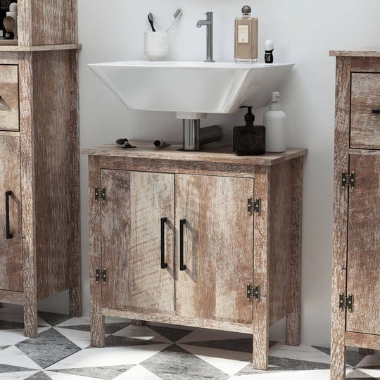 kleankin-wooden-under-sink-bathroom-floor-storage-cabinet-with-double-door-space-saver-organizer-bar-1