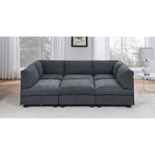 124-wide-reversible-facing-modular-corner-sectional-wade-logan-fabric-gray-100-polyester-microfiber-1