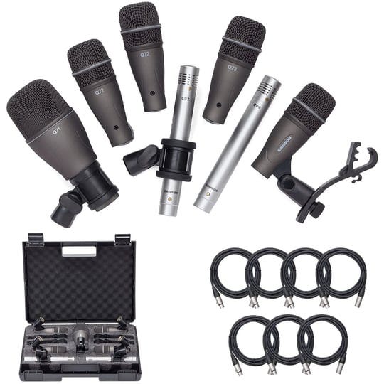 samson-dk707-7-piece-drum-microphone-kit-7x-on-stage-mic-cable-20-ft-xlr-bulk-value-recording-bundle-1