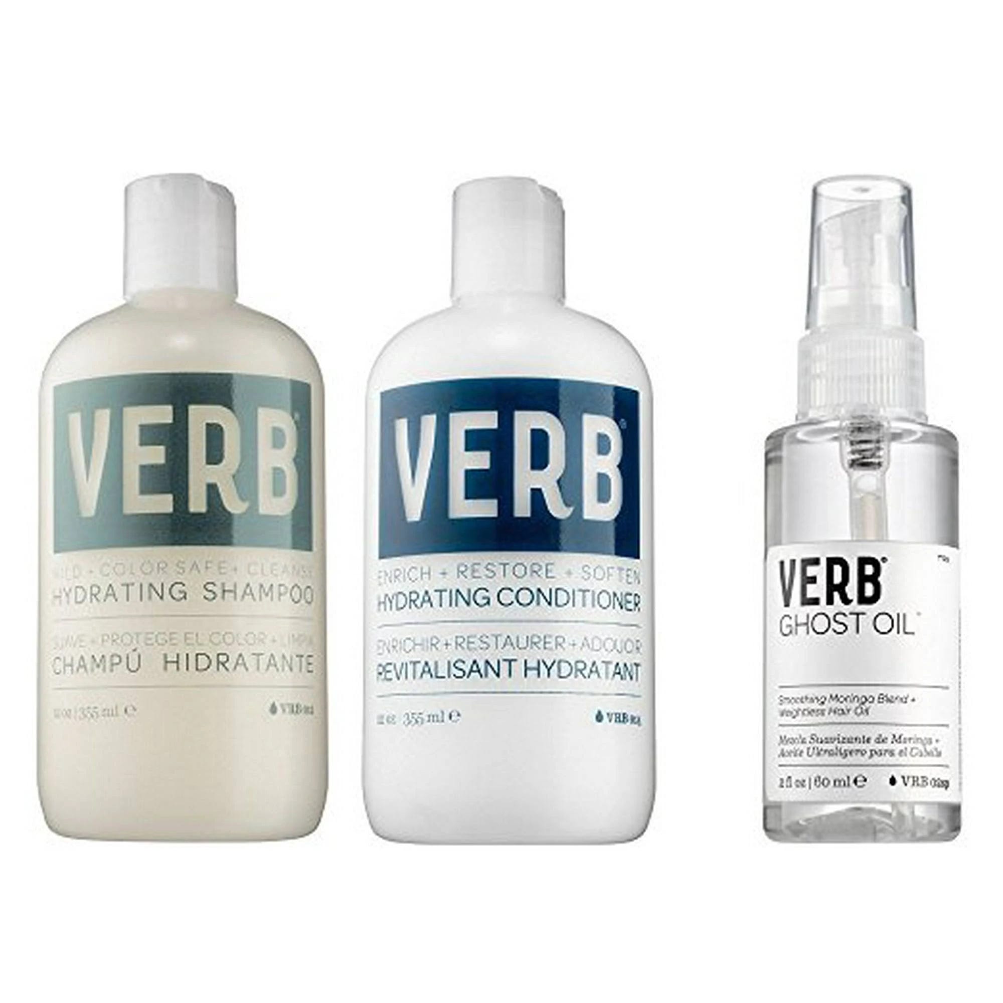 Verb Hydrating Shampoo, Conditioner & Ghost Oil Kit - Pamper Your Tresses | Image