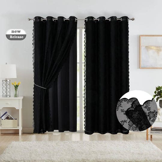 mix-and-match-curtains-full-blackout-black-curtains-with-vintage-floral-black-lace-curtains-for-bedr-1