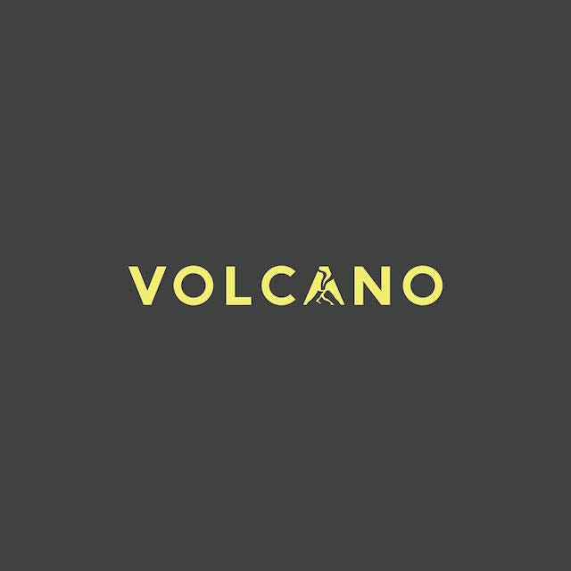 Clever Typographic Logos - Volcano