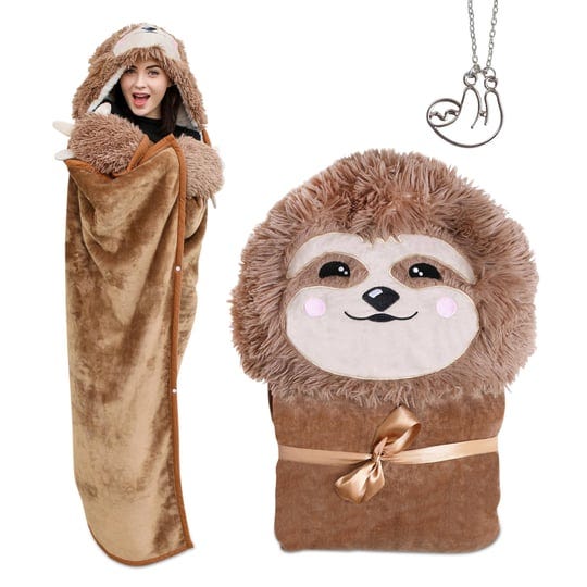 sloth-wearable-hooded-blanket-with-sloth-pendant-necklace-warm-and-cozy-oversized-blanket-hoodie-wit-1