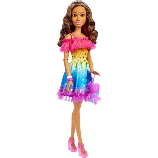 barbie-28-large-doll-with-brown-hair-and-rainbow-dress-1