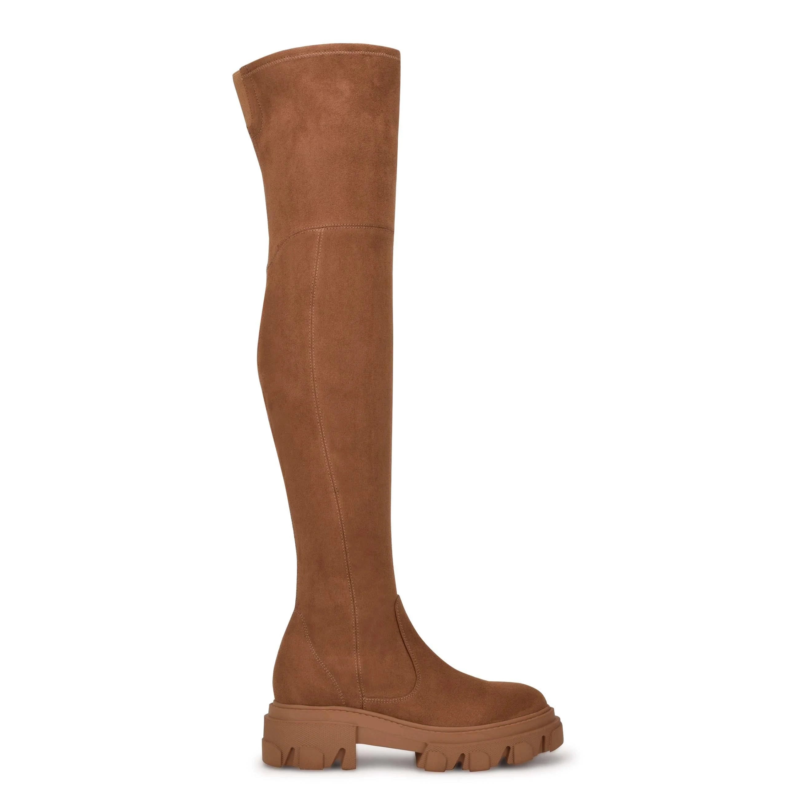 Taupe Over the Knee Boots by Nine West | Image