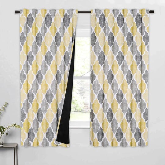 beauoop-back-tab-print-bedroom-curtains-63-inches-long-100-blackout-window-curtain-panels-moroccan-g-1