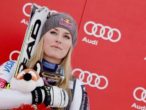 lindsey vonn skiing