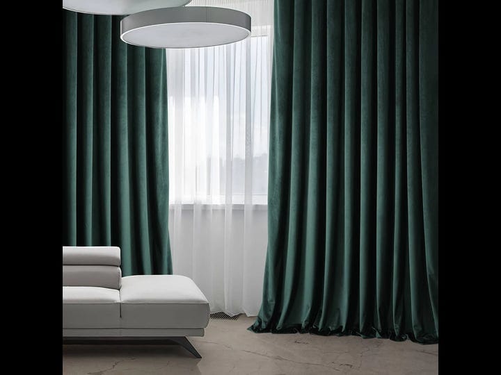 forestry-green-extra-wide-heritage-plush-velvet-curtain-1
