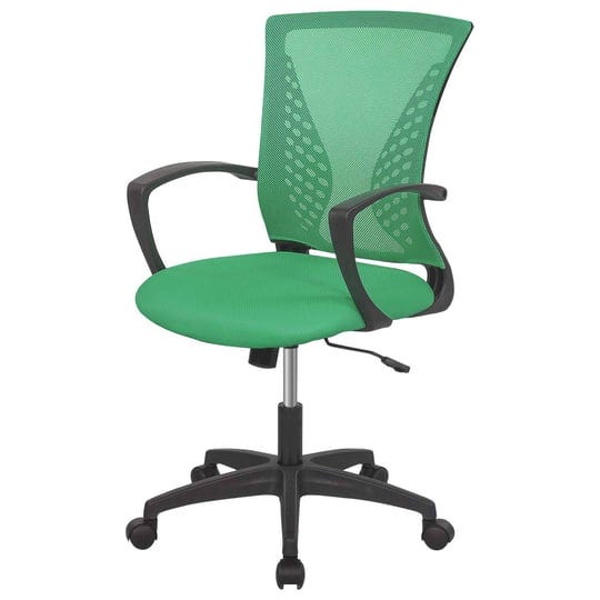 home-office-chair-mid-back-pc-swivel-lumbar-support-adjustable-desk-task-green-1