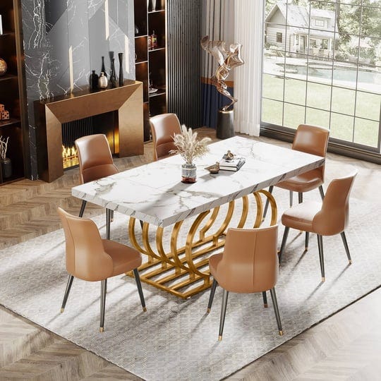 modern-dining-table-63-faux-marble-wood-kitchen-table-for-6-8-people-white-1