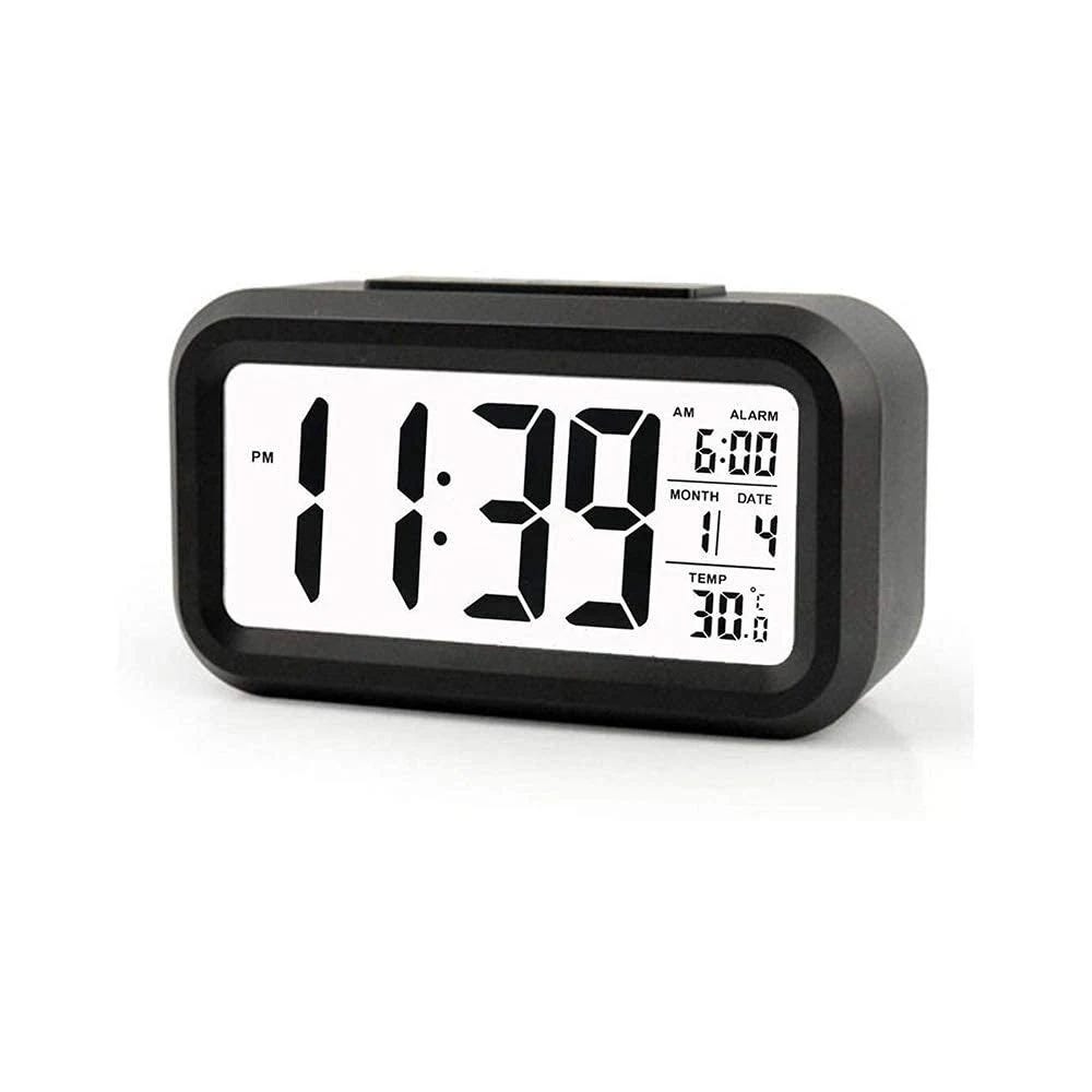 Smart Digital Desk Clock with Snooze Feature and Temperature Display | Image