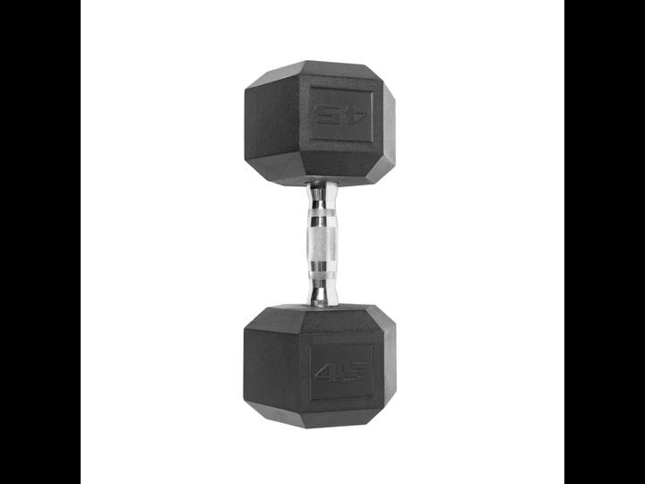 cap-barbell-rubber-coated-hex-dumbbell-single-45-lbs-1