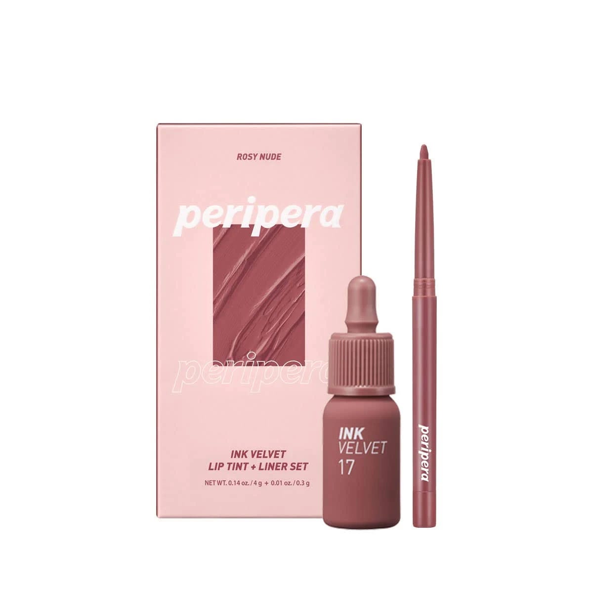 Peripera Velvet Nude Pink Lip Liner Set | Image