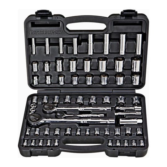 pittsburgh-64-pc-1-4-in-3-8-in-1-2-in-drive-sae-metric-socket-set-1