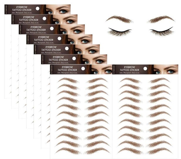 8-sheets-eyebrow-tattoo-stickers-4d-hair-like-authentic-eyebrows-brown-imitation-ecological-lazy-nat-1